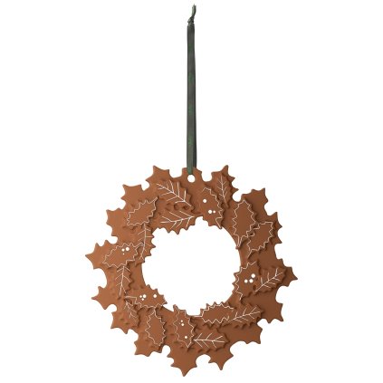 216941 vanocni dekorace gingerbread garland 18 5 cm hneda kamenina kahler