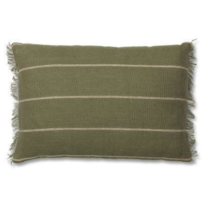 216821 dekoracni polstar calm 60 x 40 cm olivova bavlna len ferm living