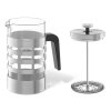 222675 3 french press kavovar segos 1 l stribrna nerezova ocel sklo zack