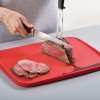 Deska do krojenia DUO 80077 35 x 27 cm, czerwona, tworzywo sztuczne, Joseph Joseph