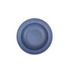 Płyta głęboka z szerokim krawędź 21,5 cm ciemny niebieski MIJ