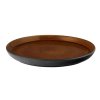 Talerz deserowy GASTRO 21 cm, czarny/bursztynowy, Bitz
