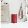 Kosz na śmieci pedałowy NEWICON 20 l, czerwony, Brabantia