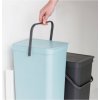 Wbudowany kosz na śmieci Sort & Go Brabantia szary / mentolowy 2 x 16 l