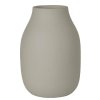 Wazon COLORA L 20 cm, ciepły szary, Blomus