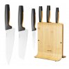 Zestaw noży z blokiem FUNCTIONAL FORM, 3 szt., Fiskars