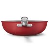 WOK CKFW3001RDM 30 cm, 5,3 l, czerwony, Smeg