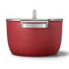 Garnek CKFC2611RDM 26 cm, 7,7 l, czerwony, Smeg