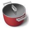 Garnek CKFC2611RDM 26 cm, 7,7 l, czerwony, Smeg