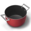 Garnek CKFC2611RDM 26 cm, 7,7 l, czerwony, Smeg