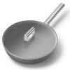 WOK CKFW3001BLM 30 cm, 5,3 l, czarny, Smeg