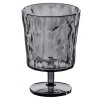 Plastikowy kieliszek do wina CLUB S 250 ml, przezroczysty szary, Koziol