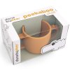 Kubek do picia z uchwytami dla dzieci PEEKABOO CROCO 170 ml, musztardowy, Done by Deer