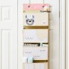 Dziecięcy organizer ścienny LAMA 94 cm, 4 kieszenie, beżowy, 3 Sprouts