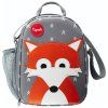 Torba na lunch dla dzieci FOX, 20 cm, szara, 3 Sprouts