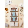Dziecięcy organizer ścienny OTTER 94 cm, 4 kieszenie, beżowy, 3 Sprouts