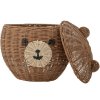 Kosz na zabawki LILU 28 cm, rattan, Bloomingville