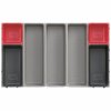 Organizer do szuflady DUO BLOX 85190, 7 szt., szary/czerwony, Joseph Joseph