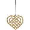 Ozdoba choinkowa HEART 7 cm, pozłacana, Rosendahl
