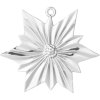 Ozdoba choinkowa NORTH STAR 6,5 cm, posrebrzana, Rosendahl