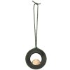 Karmnik dla ptaków RECYCLED 12 cm, wiszący, zielony, Rosendahl