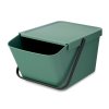Kosz na śmieci SORT & GO 20 l, do układania jeden na drugim, ciemnozielony, Brabantia
