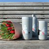 Kubek termiczny TO GO CLICK MOOMIN 400 ml, delikatny jasnoszary, Stelton