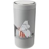 Kubek termiczny TO GO CLICK MOOMIN 400 ml, delikatny jasnoszary, Stelton