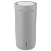 Kubek termiczny TO GO CLICK 400 ml, delikatny jasnoszary, Stelton