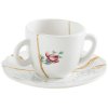 Filiżanka do kawy ze spodkiem KINTSUGI 1, biała, Seletti