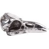 Figurka WUNDERKAMMER CROW UP 10,5 cm, srebrna, aluminium, Seletti