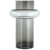 Wazon TUBE 40 cm, szkło przydymione, Lyngby Glas