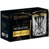 Szklanki do whisky NOBLESSE GOLD, zestaw 2 sztuk, 295 ml, przezroczyste, Nachtmann
