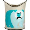 Torba na pranie BEAR 70 l, beżowa, 3 Sprouts