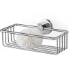 Półka pod prysznic SCALA 23 cm, polerowana stal nierdzewna, Zack