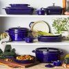 Forma do pieczenia ciast 24 cm, niebieska, ceramiczna, Staub