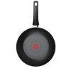 Patelnia wok FORCE C2921953 28 cm, czarna, aluminiowa, Tefal