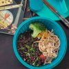 Lunchbox POKE BOWL 1,06 l, niebieski, tworzywo sztuczne, Yumbox