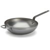 Patelnia wok MINERAL B 32 cm, srebrny, stal, de Buyer