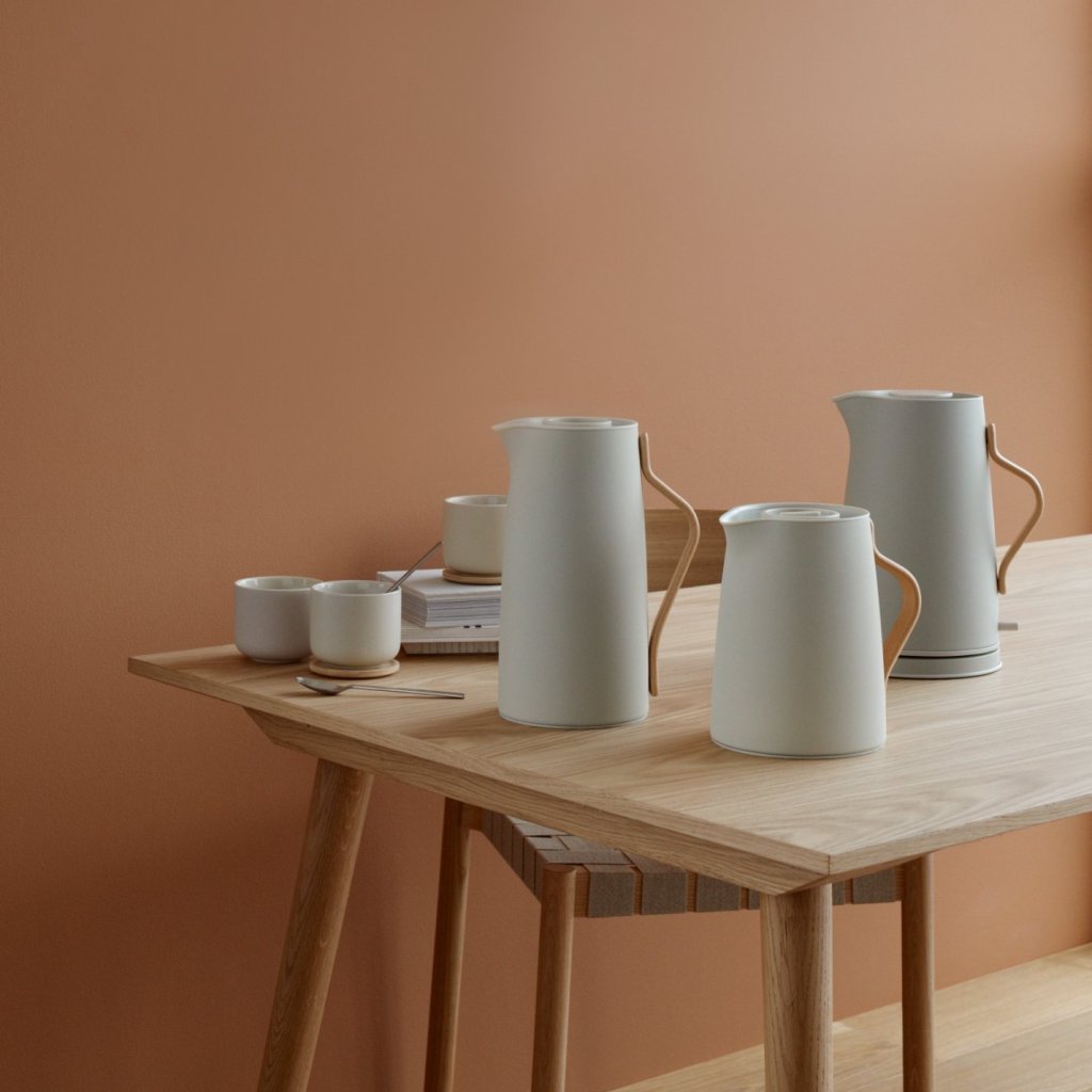 Jarro a vácuo EMMA 1 l, para chá, cor areia, aço inoxidável, Stelton