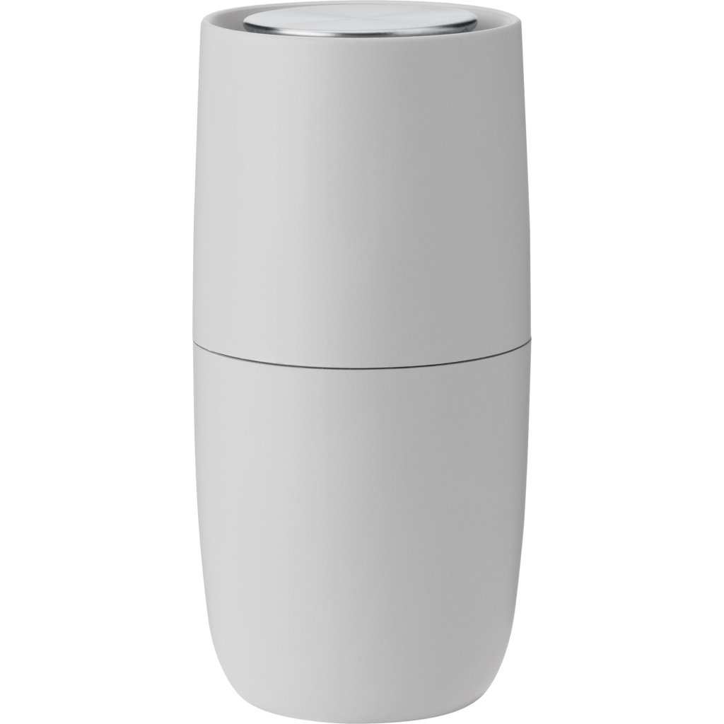 Moinho de sal NORMAN FOSTER 13 cm, cor cinzento-claro, plástico, Stelton