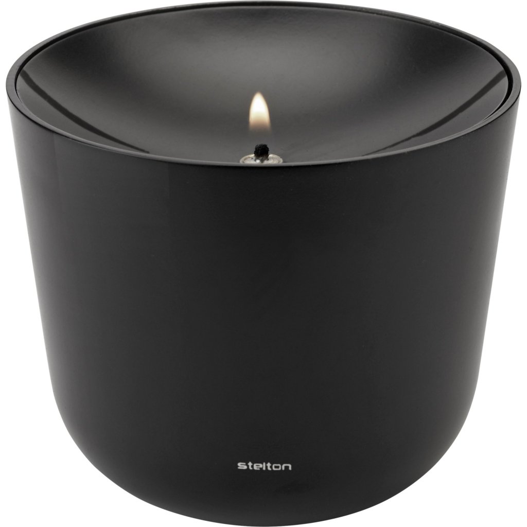 Lâmpada a óleo SOLIS 11 cm, cor preta, alumínio, Stelton