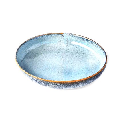 Prato de sobremesa STEEL GREY 20 cm, rebordo alto, MIJ