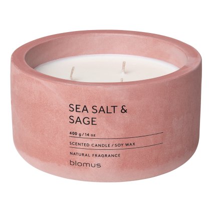 Vela perfumada FRAGA ⌀ 13 cm, Sea Salt & Sage, Blomus