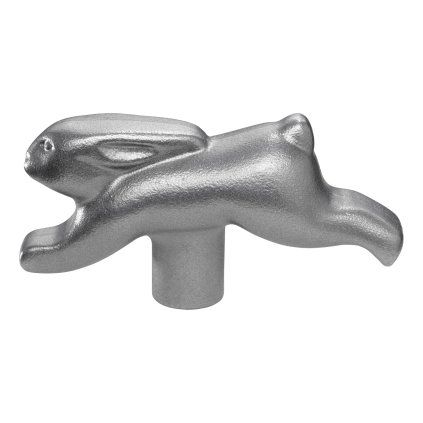 Pega de tampa RABBIT, prateada, Staub
