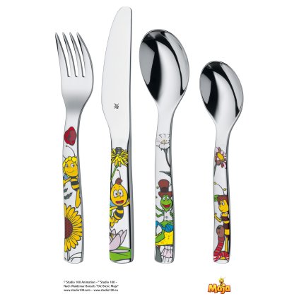 Conjunto de talheres infantil MAYA THE BEE, 4 peças, WMF