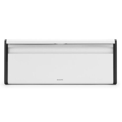 Caixa para pão FALL FRONT 46,5 cm, branca, Brabantia