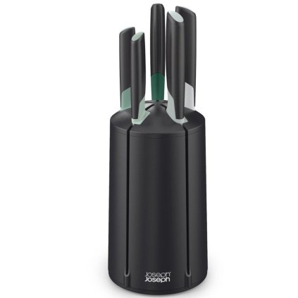 Conjunto de facas ELEVATE 10541, 6 pc, com suporte giratório, Joseph Joseph