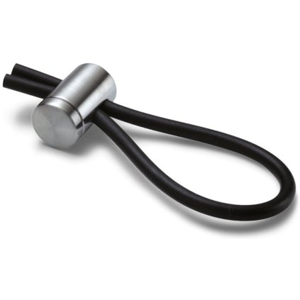 Chaveiro LOOP 10 cm, preto, Philippi