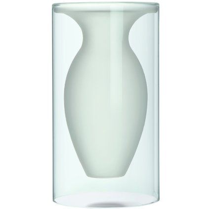 Vaso ESMERALDA 23,5 cm, branco, Philippi